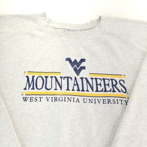 West Virginia Mountaineers Sweatshirt‎ Adult 2XL Crew Neck Champion Embroidered